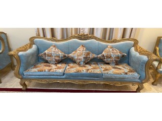 طقم كنب خشب