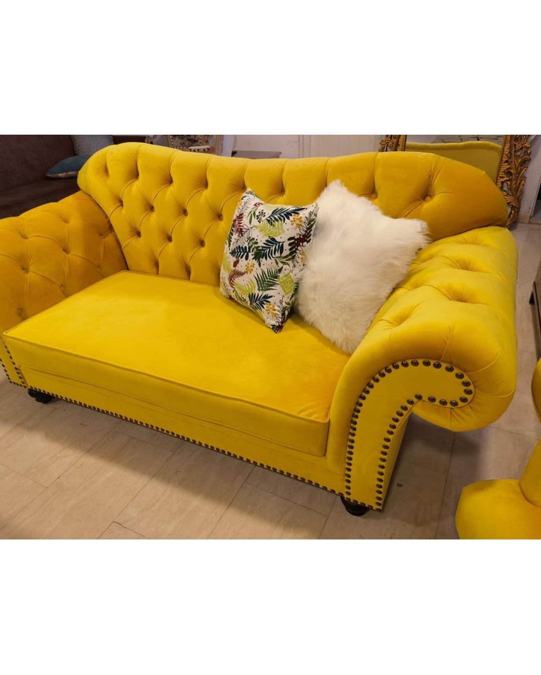 طقم كنب جديد ديزاين 2XL ل7أشخاص 3/2/1/1