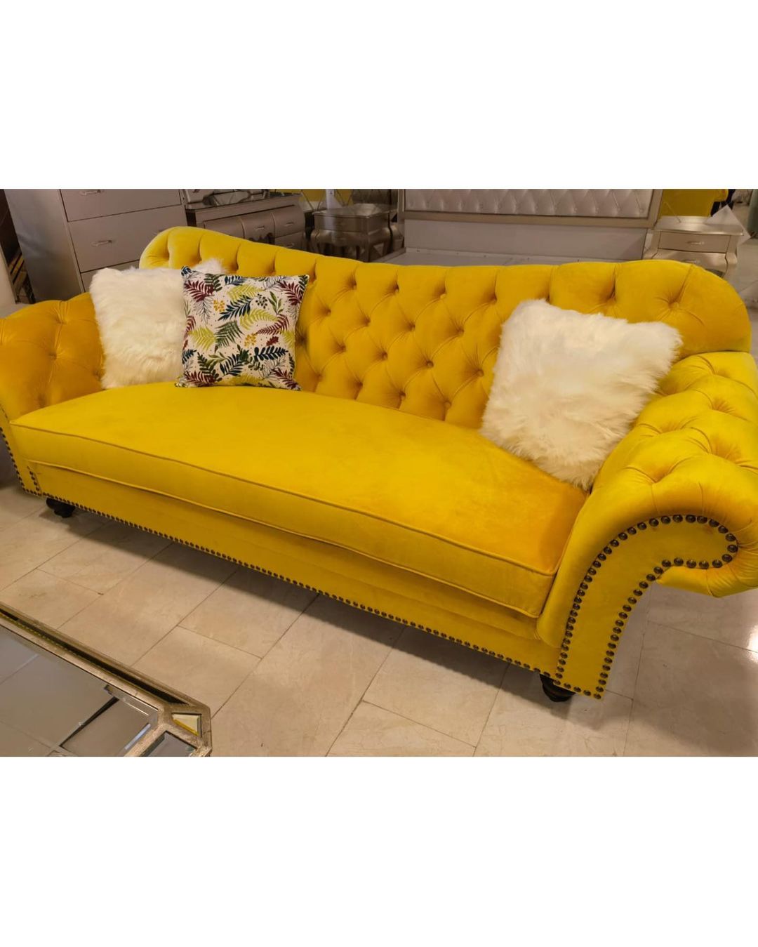 طقم كنب جديد ديزاين 2XL ل7أشخاص 3/2/1/1
