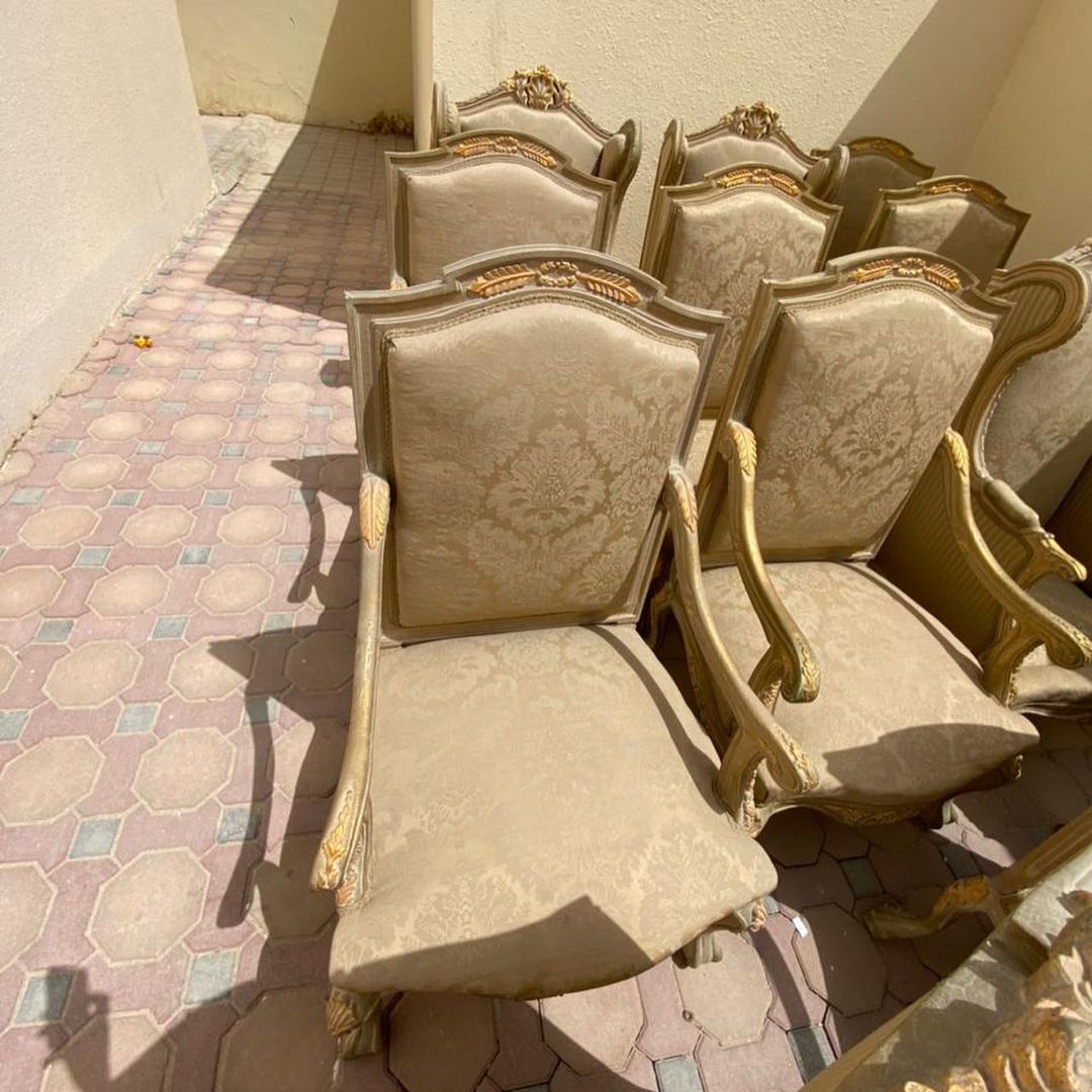 طقم كنب خشب