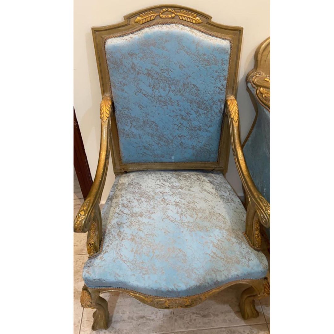 طقم كنب خشب