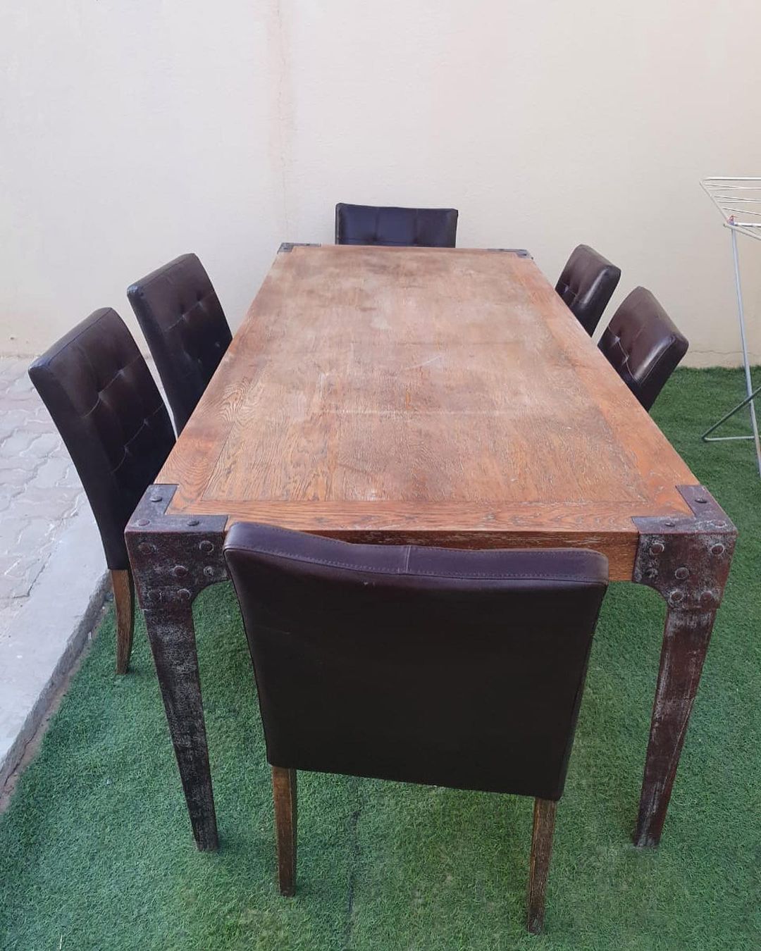 طاولة اكل بالكراسي من homecentre 