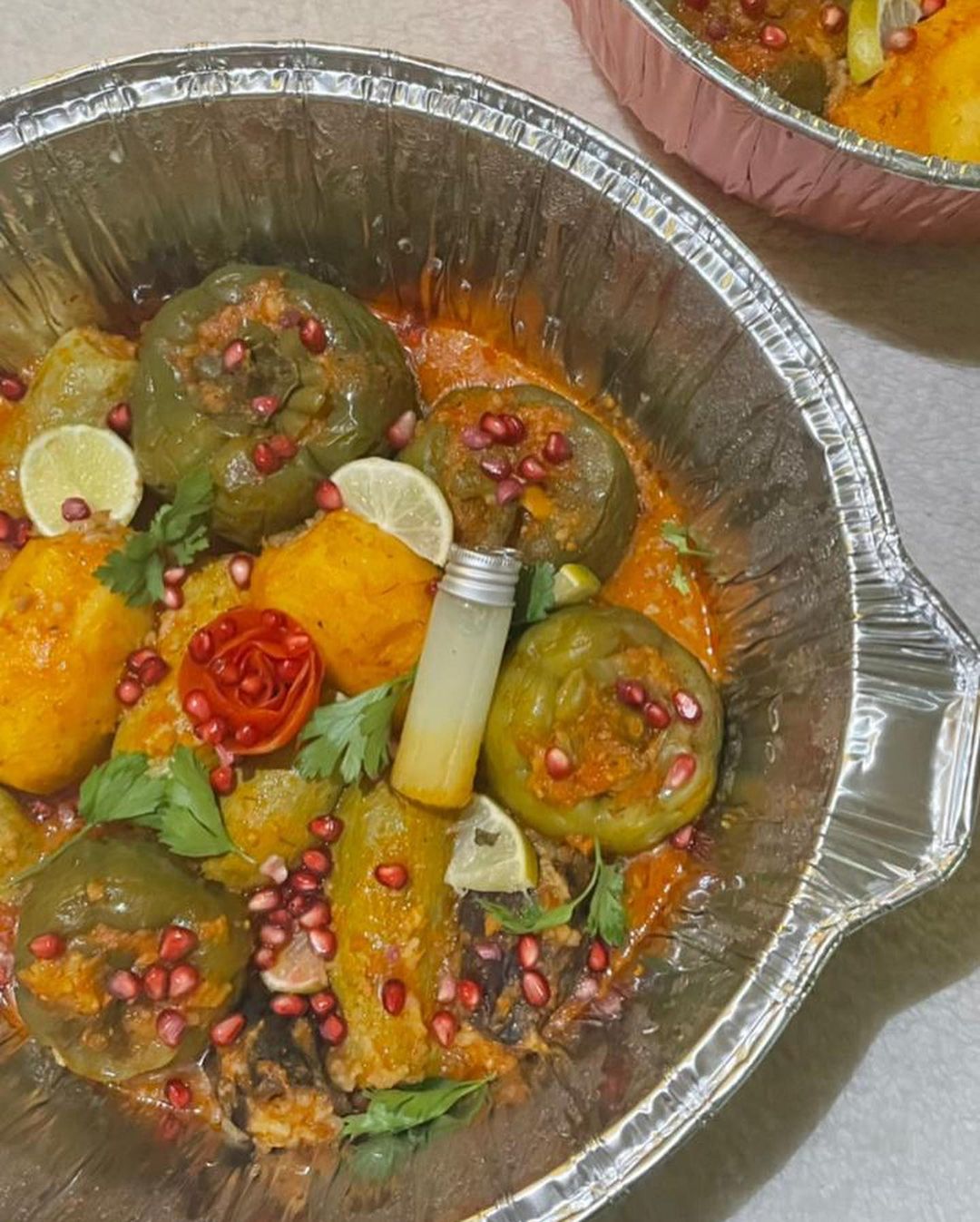  محاشي بانواعها و فطاير مشكله و بسبوسه والغريبه و جميع انواع السمبوسه 