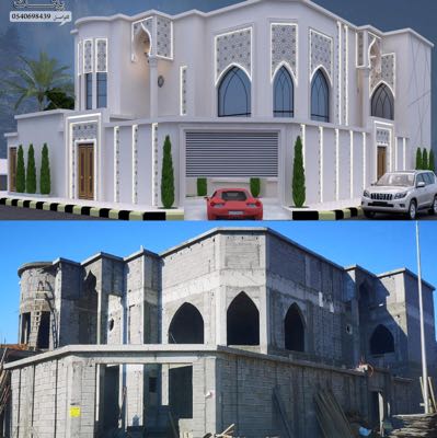 تصميم وجهات 3D