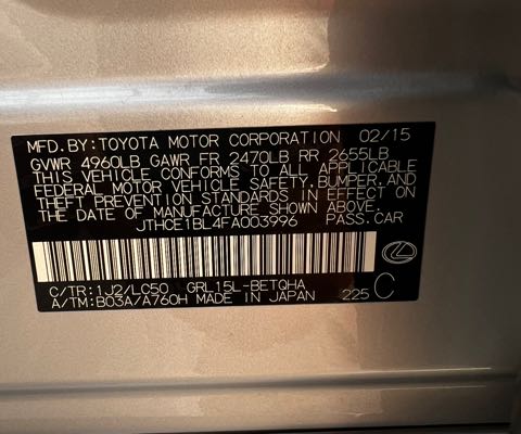 Lexus GS for sale