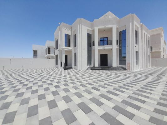 ip للايجار مدينة الرياض الفيلا على زاوية حجر من الخارج وتكييف مركزي وتشطيب vip